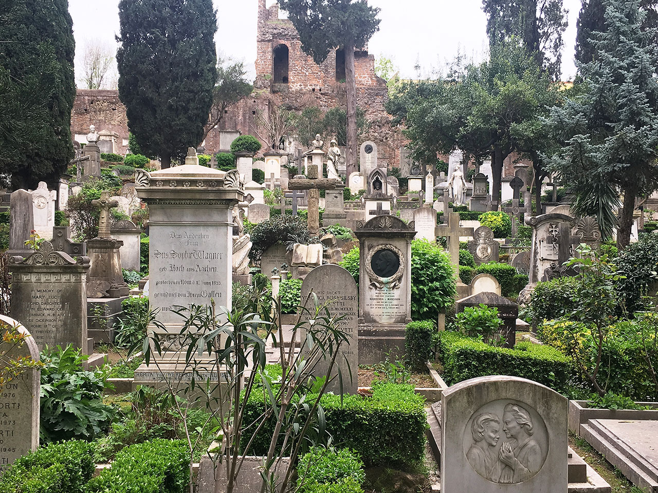 Il Cimitero Acattolico di Testaccio - Roma | Visita Guidata
